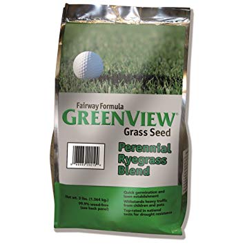 GreenView Fairway Formula Grass Seed Perennial Ryegrass Blend, 3 lb Bag