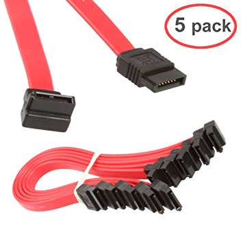 LINESO 9 Inch SATA III 6.0 Gbps Cable 9 Inch 5 PACK