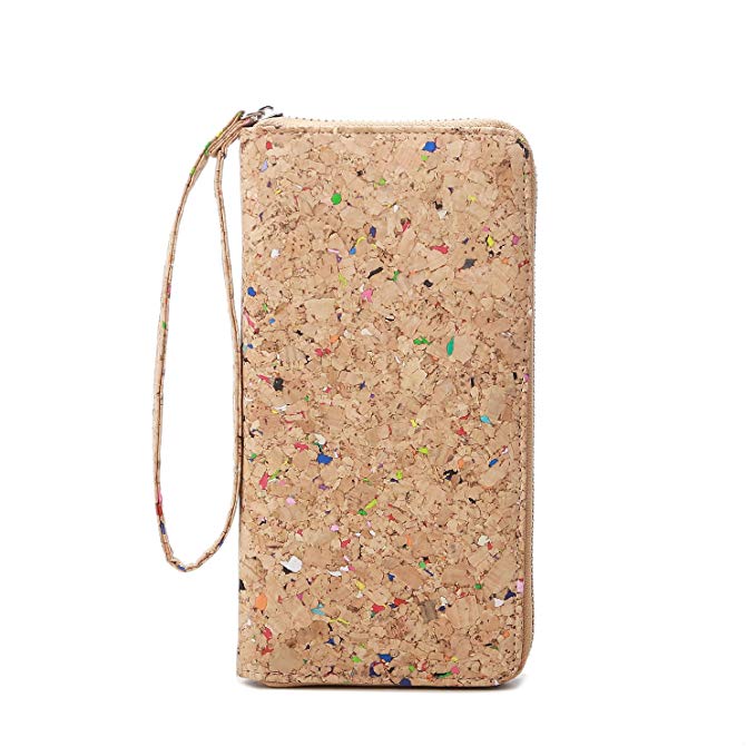 Lam Gallery Vegan Cork Wallets Purse Handbags for Womens Eco Friendly Cork Clutch Bag