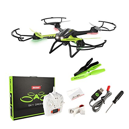 Sainsmart Jr. TK 108H Quadcopter RC Drone with WIFI Live Video HD Camera, One Key Return, Upgraded Altitude Hold, 2.4 Ghz Remote Control with LED Night Sight