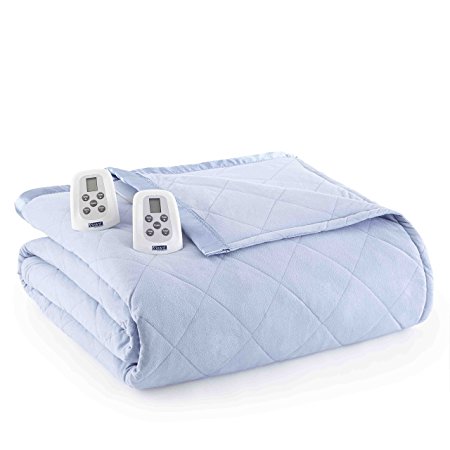 Shavel Home Products Thermee Electric Blanket, King/Cal King, English Blue