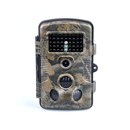 Game Trail Hunting Camera 12MP 1080P FHD Infrared Night Vision Scouting Camera with 42pcs IR LEDs