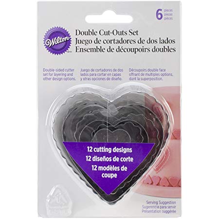 Wilton Double Cut-Outs Set, Heart