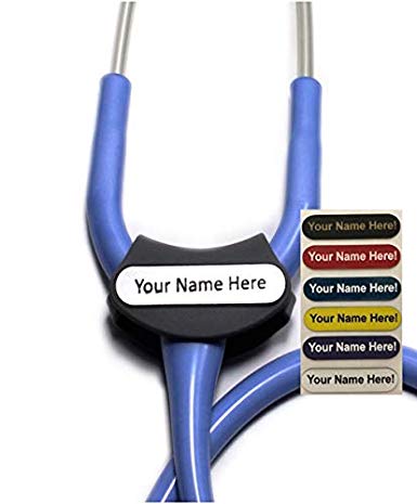 3M Littmann ID/Identification Name Tag - Black Free Engraving!