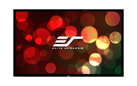 Elite Screens ezFrame Series, 92-inch Diagonal 16:9, Fixed Frame Home Theater Projection Screen, Model: R92WH1