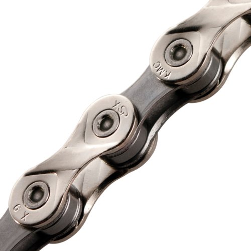 KMC X9.93 Bicycle Chain (9-Speed, 1/2 x 11/128-Inch, 116L, Silver/Black)