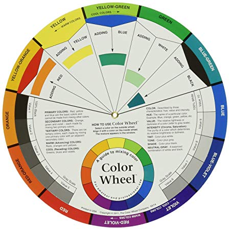 Color Wheel 9.25-inch, Other, Multicoloured, 2.1 x 27.4 x 32.48 cm