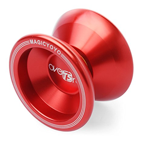 XCSOURCE® Original All Aluminum Professional YoYo N11 Toys 5xStrings Glove (Red T5) TH002