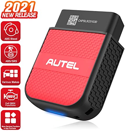 Autel MaxiAP AP200C Wireless OBDII Scan Tool with ABS, SRS Diagnostics, ABS Bleed, Airbag Reset, OBD2 Scanner for iOS & Android, Car Service Tool with Oil Reset, EPB, SAS, DPF, BMS, Throttle Optional