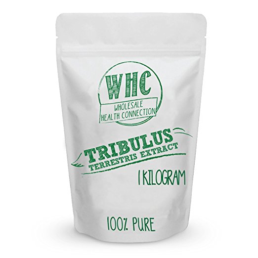 WHC Tribulus Terrestris Powder 1kg (1667 Servings) | Pure Extract 45% Steroidal Saponins | Potent Testosterone Booster | Energy Boost | Burn Body Fat | Enhance Libido and Stamina | Increase Muscle