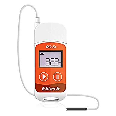 Elitech RC-5  PDF USB Temperature Data Logger Reusable Recorder 32000 Points High Accuracy (Extra External Sensor)