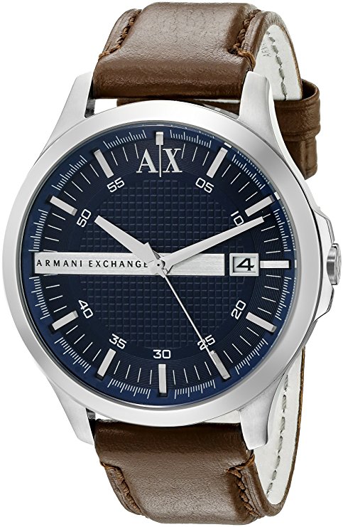 Armani Exchange Men's AX2133 Analog Display Analog Quartz Brown Watch