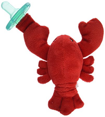 Wubbanub Lobbie Lobster Soft Toy and Pacifier