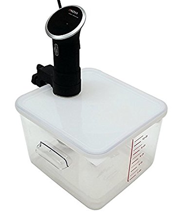 Cellar Made Sous Vide Lid for Anova Cookers Fits Rubbermaid 12, 18 and 22 quart Container 6523