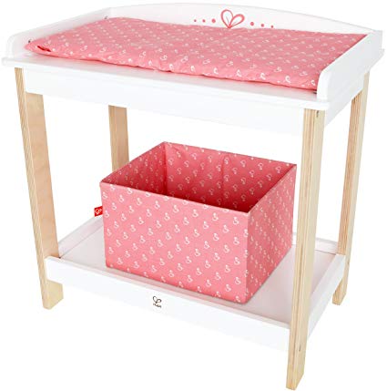 Hape Kid's Babydoll Wooden Changing Table