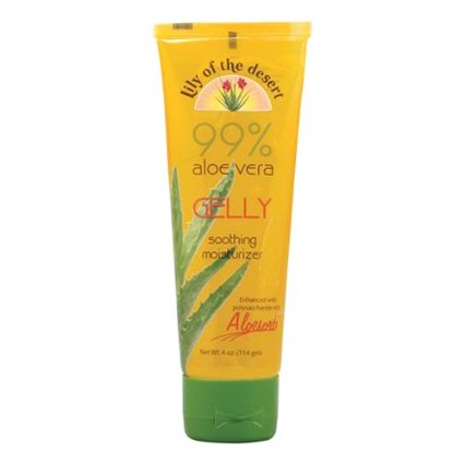 Lily of The Desert Aloe Vera Gelly Soothing Moisturizer, 4 Ounce