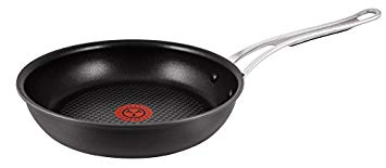 Tefal Jamie Oliver Hard Anodised Induction Series Frying Pan, Black, 26 cm