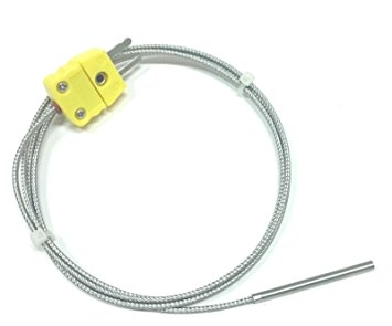 Perfect-Prime TL1004 K-Type Sensor Probes Metal HeadProbe for K-Type Probe Thermocouple Sensor & Meter in Temperature Range from 0 to 500 °C