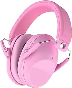 ProCase Kids Ear protection Earmuffs, NRR 22 dB Noise Cancelling Headphones for Child Toddler, Sound Proof Hearing Protection Sensory Headphones for Autism -Pink