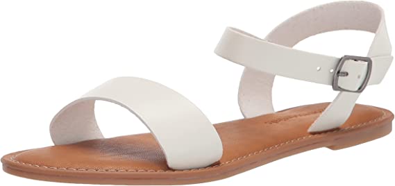 Amazon Essentials Women's Two Strap Buckle Sandal