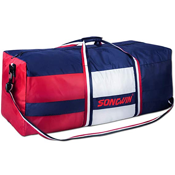 79L Large Travel Duffel Bag,Foldable Luggage Weekend Bag With Adjustable Strap For Men Women.