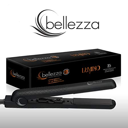 Bellezza Bza125b Lumino 1.25 Inch Flat Iron, Black