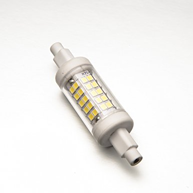EOSAGA R7S LED Bulbs 78mm/3inch, Undimmable 6W Daylight White, 6000K, 600LM, 30W Halogen Bulbs Equivalent 110V(2 Pack)