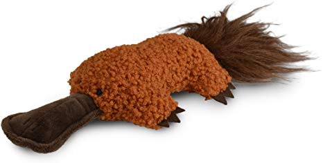 Our Pets 1400013857 OPB Snagable Platypus Cat Kicker, Brown