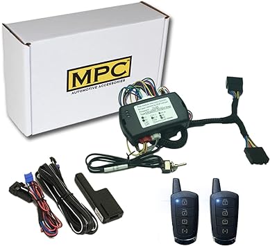 MPC Plug N Play Remote Starter for 2007-2011 Dodge Nitro |Gas| |Key to Start| with T-Harness - (2) Extended Range 4-Button 2-Way Remotes - Up to 1,500 ft