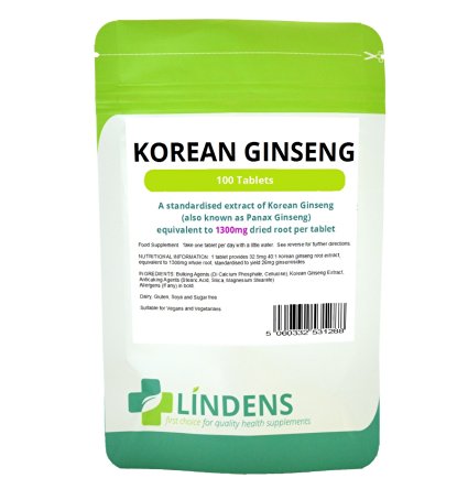 Korean Red Ginseng 1300 mg 100 Tablets