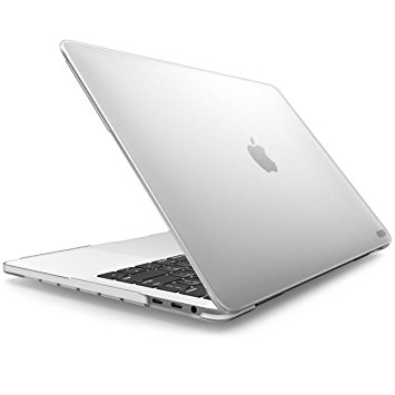 MacBook Pro 13 Case 2016, i-Blason Smooth Soft-Touch Matte Frosted Hard Shell Cover for Apple MacBook Pro 13" inch with Retina Display 2016 Release Also fits Touch Bar and Touch ID version (Clear)