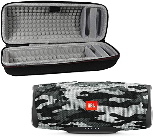 JBL Charge 4 Waterproof Wireless Bluetooth Speaker with Hardshell Case (Black Camo)