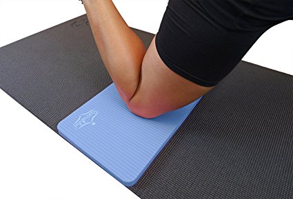 SukhaMat Yoga Knee Pad - NEW! 15mm Thick - The best yoga knee pad for a pain free practice. Cushions pressure points. - Complements your full-size yoga mat. Practice in Comfort!