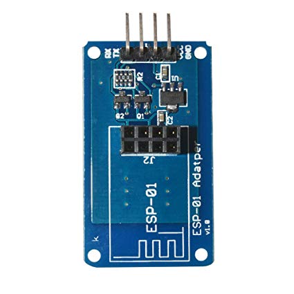 Aideepen ESP8266 Serial Wi-Fi Wireless ESP-01 Adapter Module 3.3V 5V Compatible for Arduino