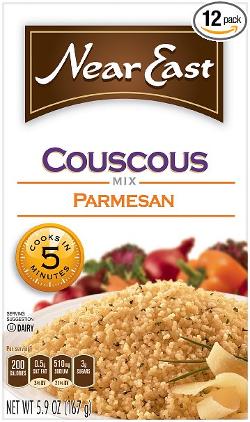 Near East Couscous Mix, Parmesan Cheese 5.9oz. (Pack of 12 )