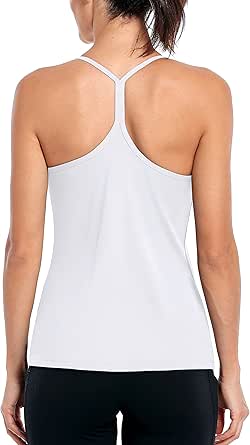 ATTRACO Workout Tank Tops for Women with Built in Bra Yoga Racerback Athletic Camisoles