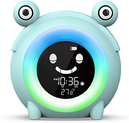 Kids Clock, Alarm Clock, Sleep Trainer, Ok to Wake Clock, Clock for Kids, Digital Clock, Wake Up Light, Ready to Rise, Sleep Sounds, Clock, Night Light