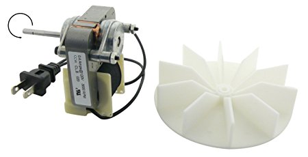 Electric Motors C01575 Universal Bathroom Fan Replacement Electric Motor Kit with Fan, 120 volts