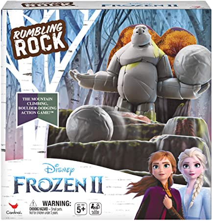 Cardinal Games Disney Frozen 2, Rumbling Rock Game for Kids and Families, Multicolor