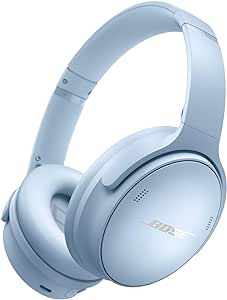 Bose QuietComfort Wireless Noise Cancelling Headphones, Bluetooth Over Ear Headphones with Up to 24 Hours of Battery Life, Moonstone Blue - Limited Edition (Renewed)