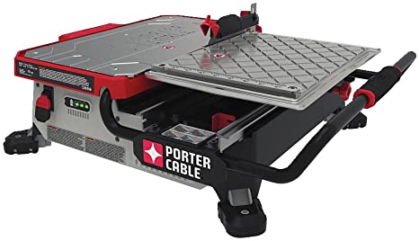 PORTER-CABLE 20V MAX* Wet Tile Saw, Sliding, Table Top, 7-Inch (PCC780LA)