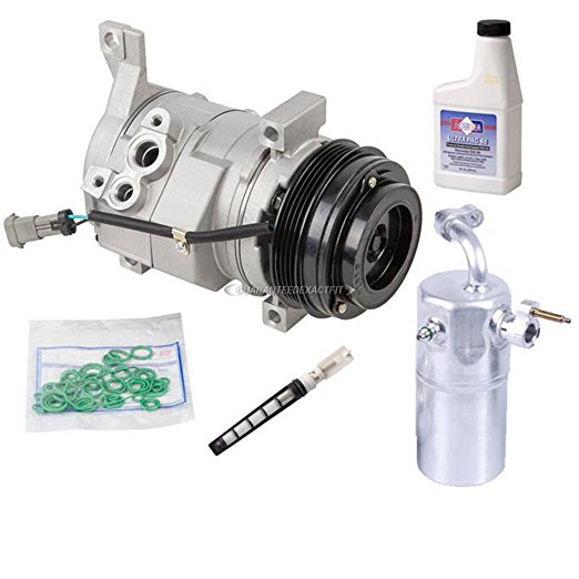New AC Compressor & Clutch With Complete A/C Repair Kit For GM Truck SUV - BuyAutoParts 60-80170RK New