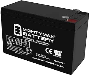 Mighty Max Battery 12V 9Ah SLA Replacement Battery for APC BackUPS NS BN600G NS 600