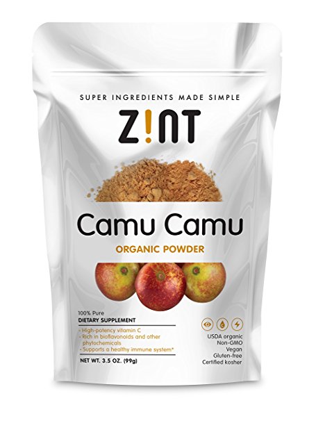 Zint Camu Camu Organic Powder, 3.5 Ounce