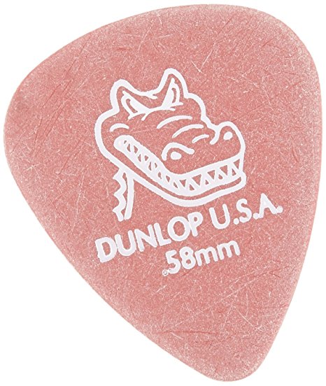 Dunlop 417P.58 Gator Grip, Red, .58mm, 12/Player's Pack