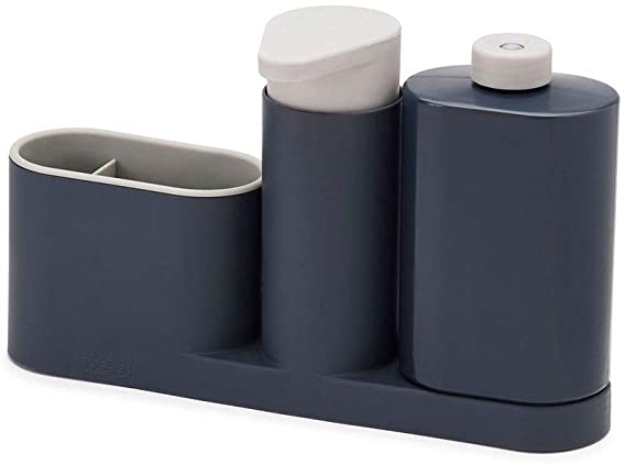 Joseph Joseph 85091 SinkBase Sink Tidy Set, 3-Piece - Grey, Large