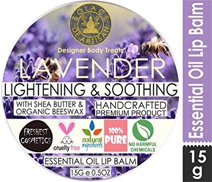 SolaceDeArtisan Lavender Lightening Organic Lip Balm 15 g
