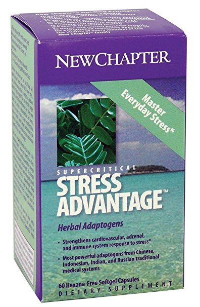 New Chapter Supercritical Stress Advantage Softgels Capsules, 60-Count