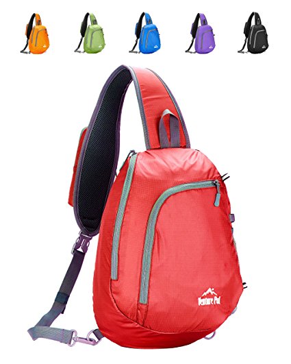 Venture Pal Sling Shoulder Crossbody Bag Lightweight Hiking Travel Backpack Daypack