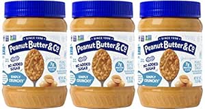 Peanut Butter & Co. Simply Crunchy Peanut Butter, Non-GMO Project Verified, Gluten Free, Vegan, 16 Ounce (Pack of 3)